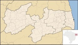 mapa paraiba Grande parte dos municÃpios do sertão paraibano será governada por mulheres