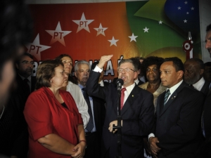 petistas lula Henrique prestigia ato em defesa de Lula