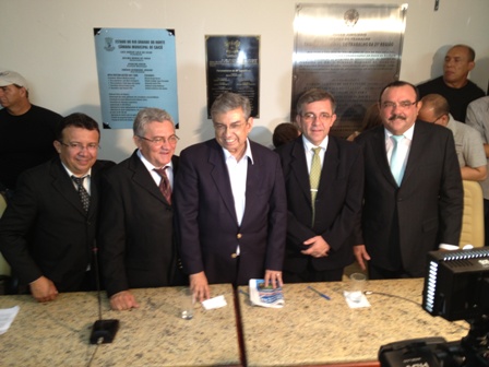 z13 Garibaldi e Henrique prestigiam posse de Roberto Germano e Oriel em Caicó