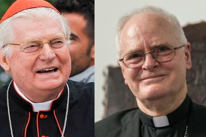 Angelo Scola (esq), arcebispo de Milão, e Odilo Scherer, arcebispo de São Paulo