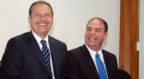 Governadora Eduardo Campos e ministro Fernando Bezerra