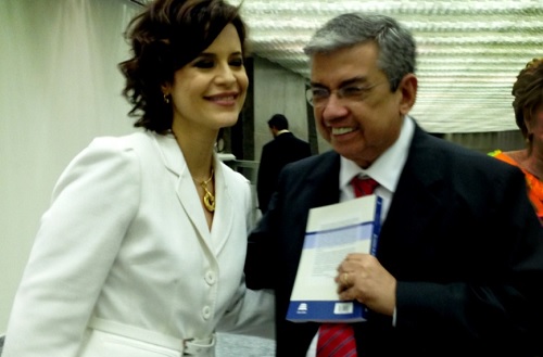 Garibaldi Filho e EstefÃ¢nia Viveiros