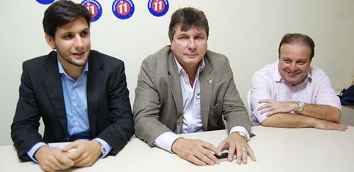 Rafael Motta, Sérgio Andrade e Paulinho Freire