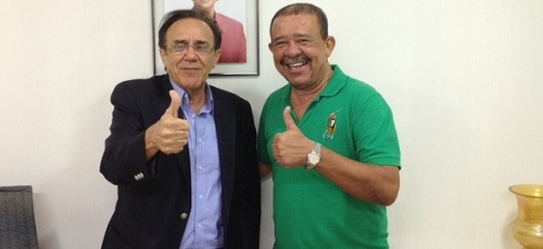 Secretário Esdras Alves e vereador Lobão