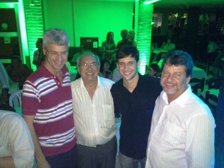 RogÃ©rio Mariz (SecretÃ¡rio de Obras de Natal), Urbano Faria (Prefeito de Serra Negra do Norte), Rafael Motta e Hugo Manso