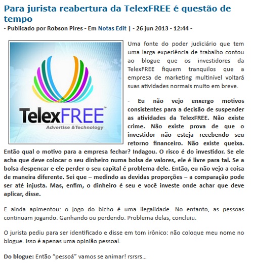 jurista telexfree