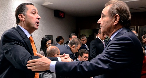 LuÃ­s Roberto Barroso e o senador Agripino
