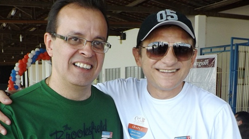 Sérgio Freire (esq) e Chiquinho Medeiros