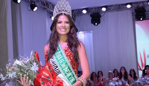 A candidata de Parnamirim, Cristina Alves, foi a escolhida como Miss RN 2013