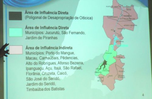 Mapa da KL Engenharia mostra abrangência da barragem