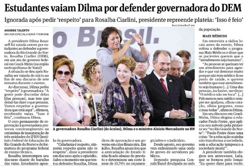sobrou pra dilma