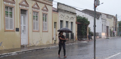 No município de Iguatu, foi registrada chuva de 70 mm