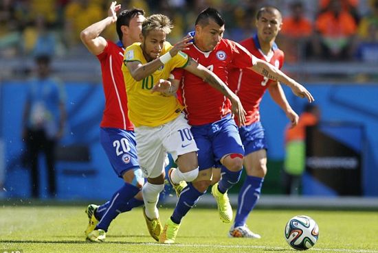 neymar chile