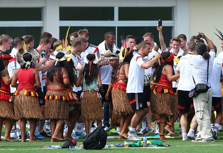 Germany Training & Press Conference - 2014 FIFA World Cup Brazil