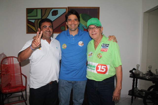 Veereador Peu, Felipe Maia e ex-prefeito Lenivaldo