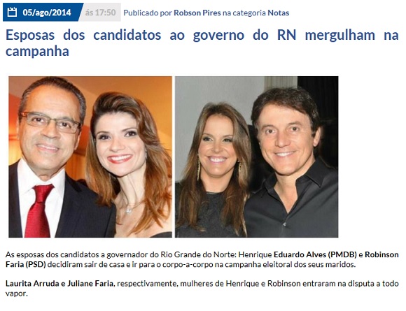 candidatos mulheres