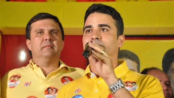 Galeno Torquato (esq) e seu maior cabo eleitoral, prefeito Silveira Júnior 