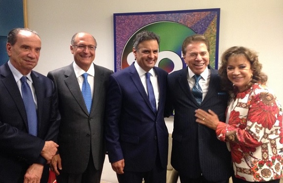 aecio silvio santos