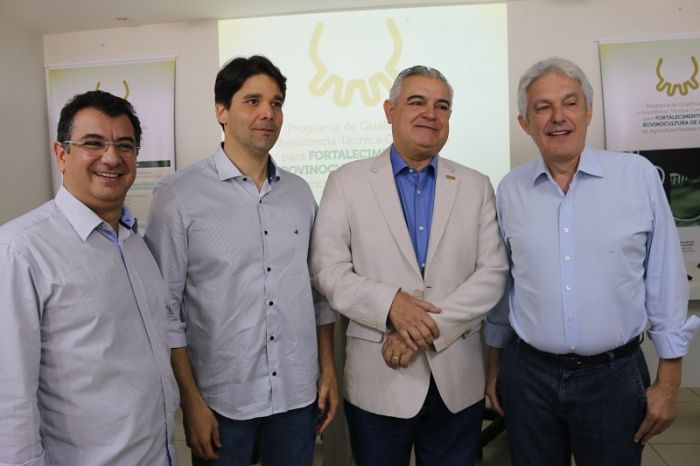 José Vieira, Felipe Maia, Edilson Trindade (Fiern) e Joao Maia
