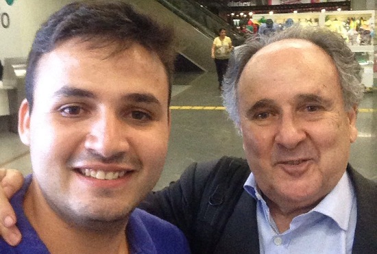 Judas Tadeu e o senador Cristovam Buarque