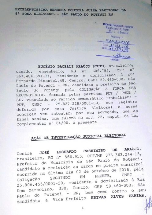 nota do carório