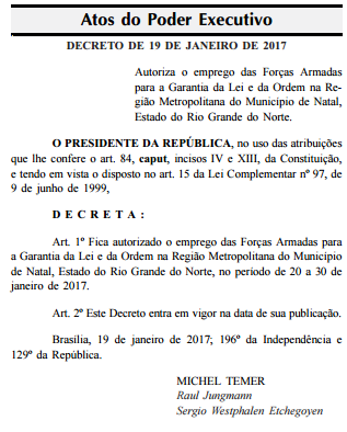 temer documento