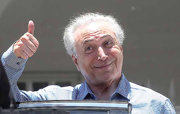 BRASÍLIA, DF, 07.01.2017: MICHEL-TEMER - O presidente Michel Temer visita a presidente do STF, Carmem Lúcia, no Lago Sul de Brasília, para falar sobre o sistema penitenciário do Brasil, neste sábado (07) (Foto: Alan Marques/Folhapress)