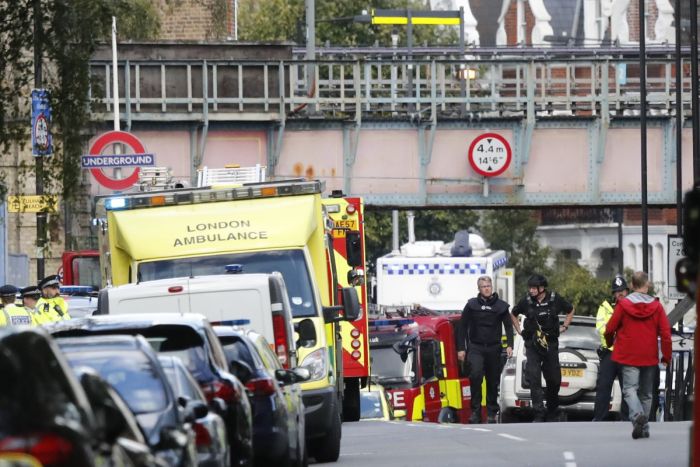 Fotos: ExplosÃ£o em metrÃ´ de Londres deixa mais de 15 feridos