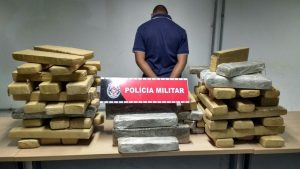 PM apreende mais de 100 kg de drogas e prende 37 suspeitos