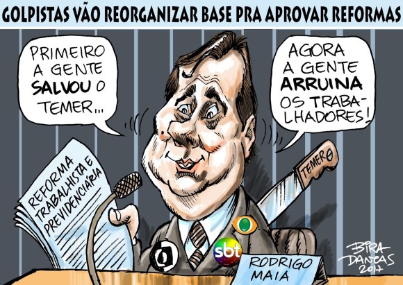 Maia a Temer: ou se mexe ou reforma vai para o buraco