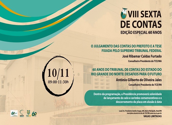 Tribunal de Contas celebra 60 anos com selo