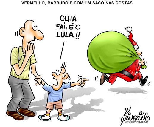 Olha o Pai-pai Noel ladrÃ£o!