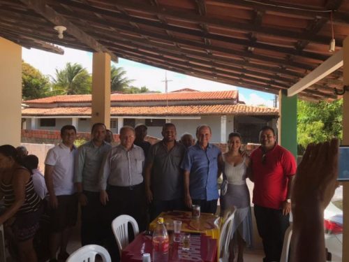 Vereador de Natal oferece almoço ao desembargador Cláudio Santos em Pitangui