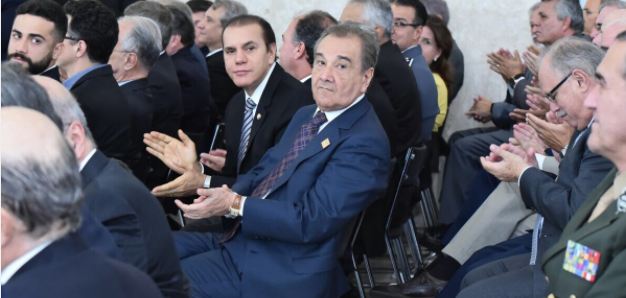 JosÃ© Agripino na posse Raul Jungmann