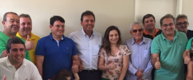 Prefeito de CaicÃ³ com Carlos Eduardo