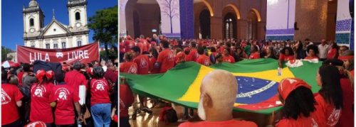 PT faz romaria pró-Lula Livre em Aparecida