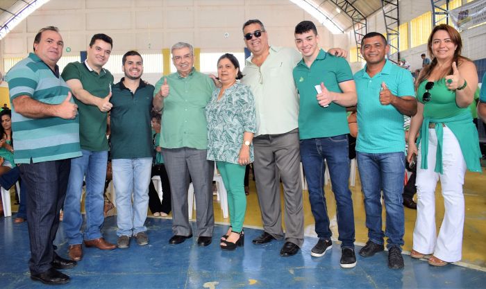 Garibaldi e Walter Alves participam de mobilizações do MDB em Ielmo Marinho e Apodi