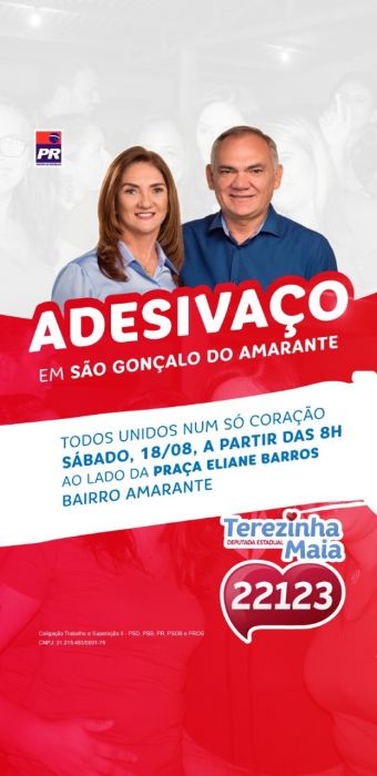 O adesivaço de Terezinha Maia