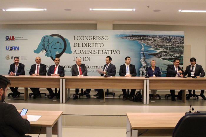OAB/RN sedia I Congresso de Direito Administrativo do RN