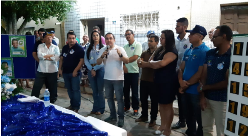 Prefeita de Lagoa Dâanta reúne multidão para receber Gustavo