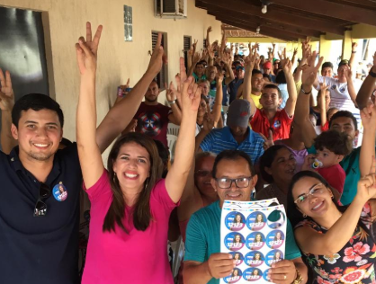 Nina Souza faz maratona de visitas nesta reta final