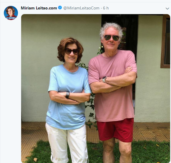 No twitter dela: a palhaça e um palhaço