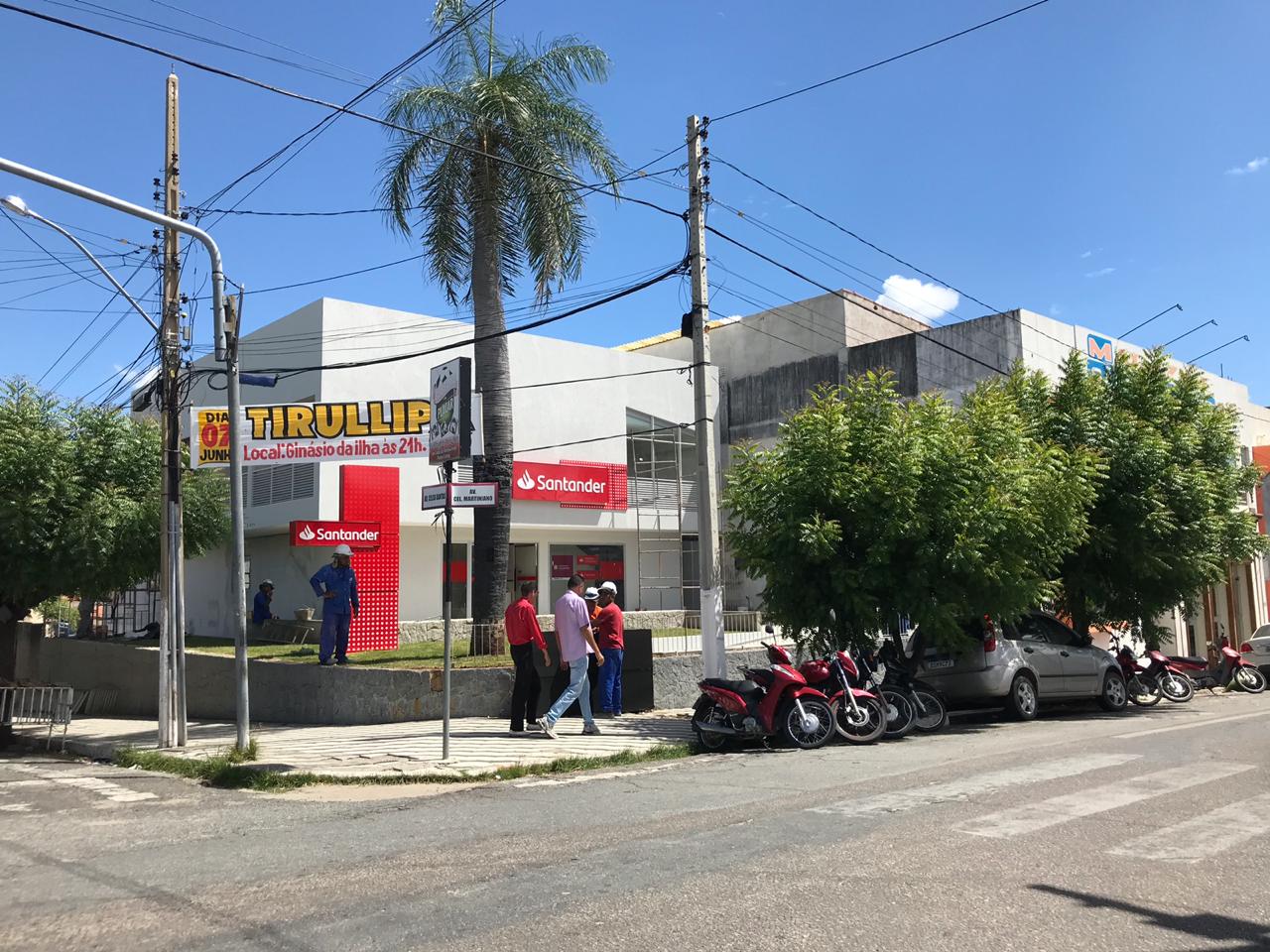 Inauguração do Santander em Caicó será na próxima segunda-feira(03)