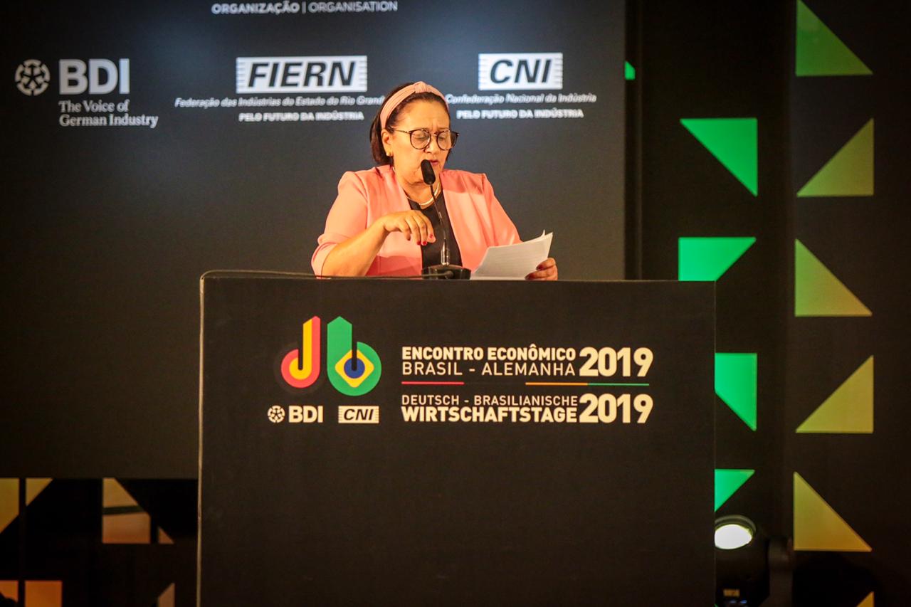 Fátima Bezerra fala sobre desenvolvimento no EEBA