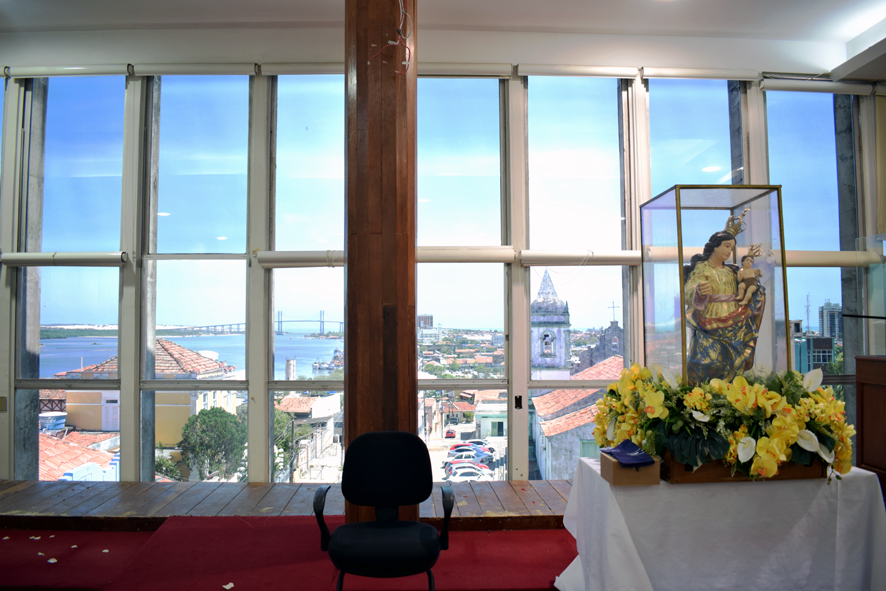 Corregedoria recebe visita da imagem da Padroeira de Natal