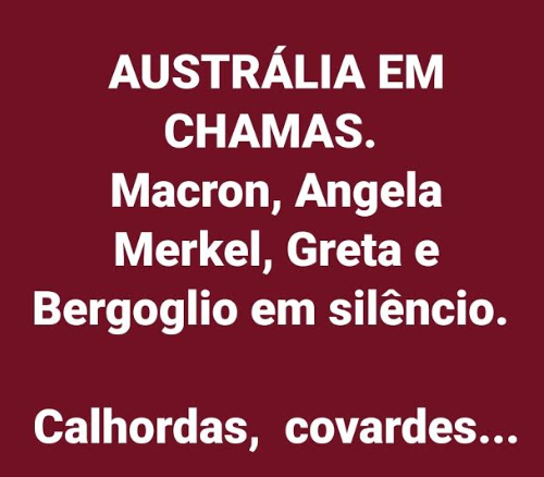 Covardes! Se fosse na AmazÃ´nia...