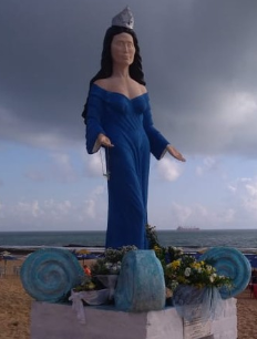 A estátua de Iemanjá da Praia do Meio (Natal) vai ficar feia mesmo