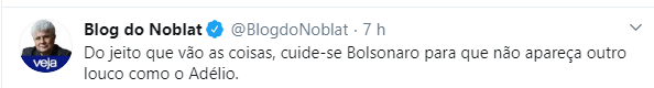 Ricardo Noblat é um "verme". Aliás, é o próprio Coronavírus