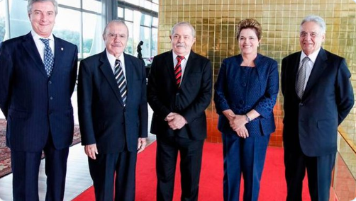 Olha o time que o PT que formar para receber conselhos. Ã piada!
