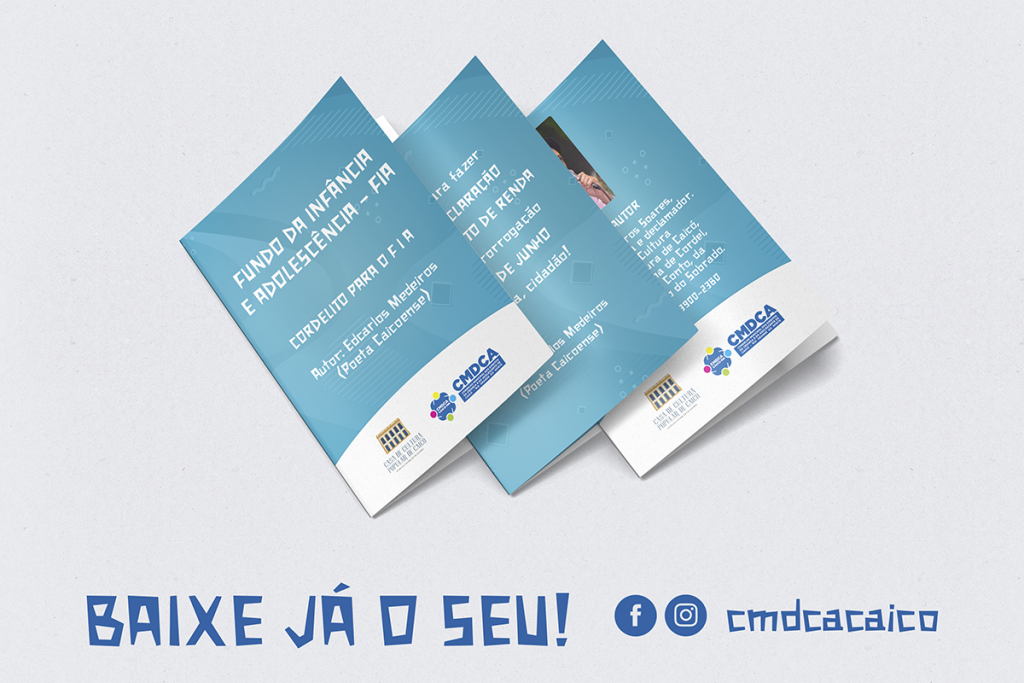 Campanha do FIA em Caicó inova com lançamento de cordel digital